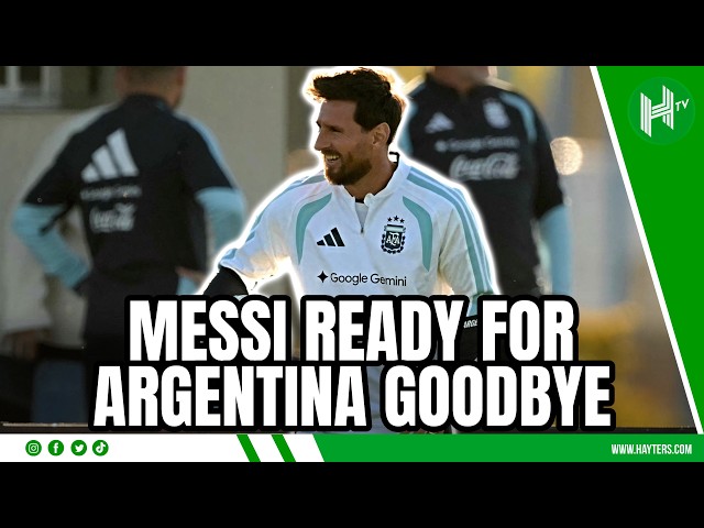 Lionel Messi's LAST EVER Argentina training session