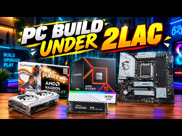 PC Build Under 2Lac | Chandni Chowk PC Market | Kolkata Computer Market