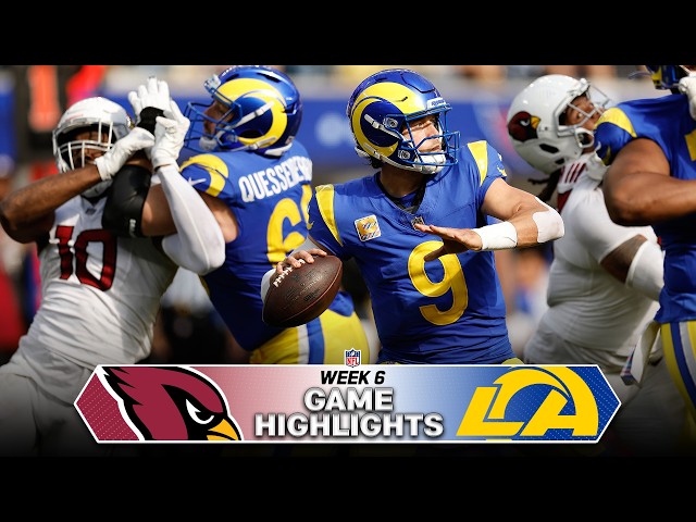 Arizona Cardinals vs. Los Angeles Rams Game Highlights | NFL 2026 Season Week 6