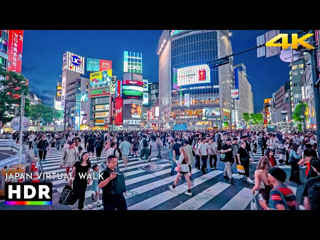 Japan: Tokyo Harajuku to Shibuya Walking Tour • 4K 60fps HDR