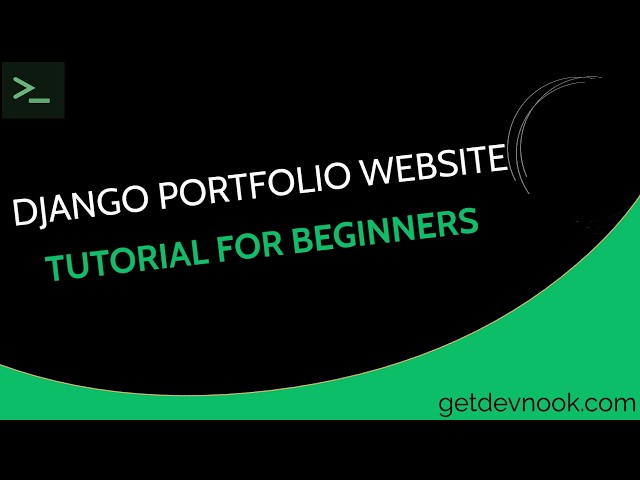 Django Portfolio Website Tutorial for Beginners | Build Your First Django Project