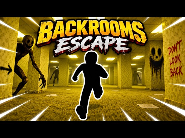 ESCAPE THE BACKROOMS ⚠️ | 4K Immersive Interactive Warm-Up | Survival Horror Run ⚡