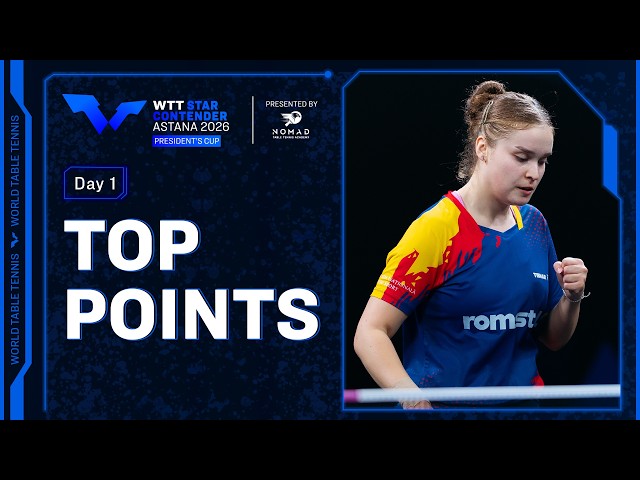 Top points of Day 1 | #WTTAstana2026