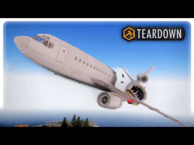 Insane Midair Collision In Teardown