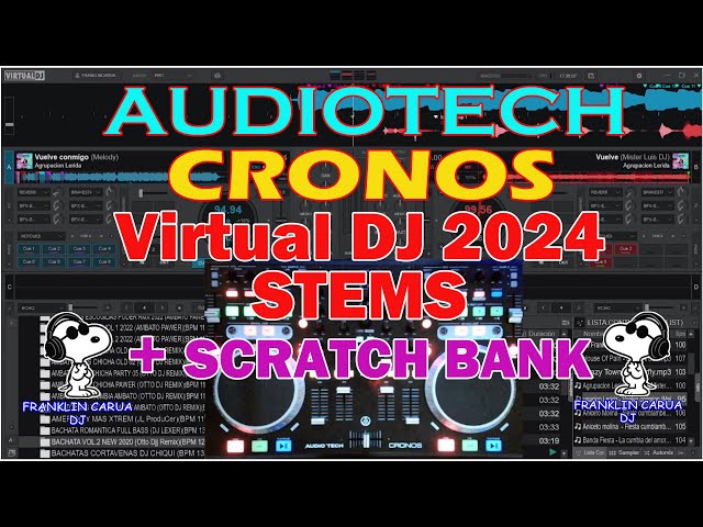 AUDIOTECH CRONOS + VIRTUAL DJ 2024 (Mapeo Personalizado WINDOWS/MAC)(by Franklin Carua DJ)