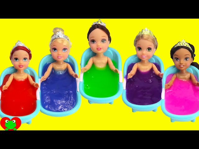 Princess Slime Bath Surprises LEARN Colors