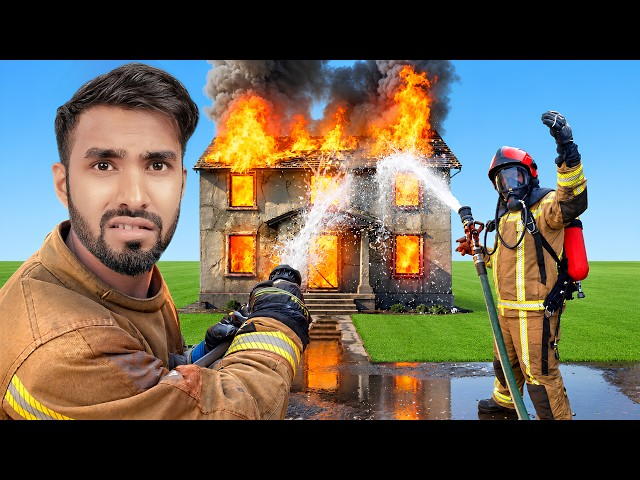 I BECAME A FIRE FIGHTER | TECHNO GAMERZ