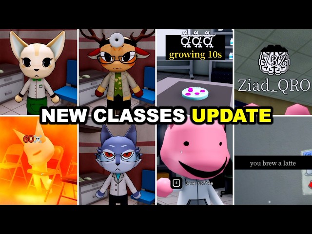 Animal Hospital - New Classes Update (Barista and Scientist) + New Skins + 2x Coins Event [ROBLOX]