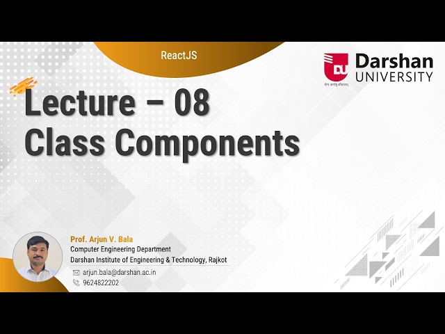 Class Components in ReactJS | React Class Component Tutorial