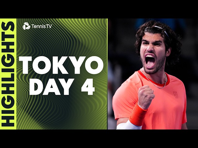 Alcaraz Doing Alcaraz Things; Berrettini & Shapovalov Feature | Tokyo 2026 Highlights Day 4