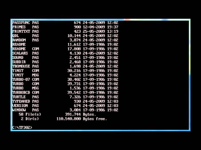 DOS programming tutorial (redux)