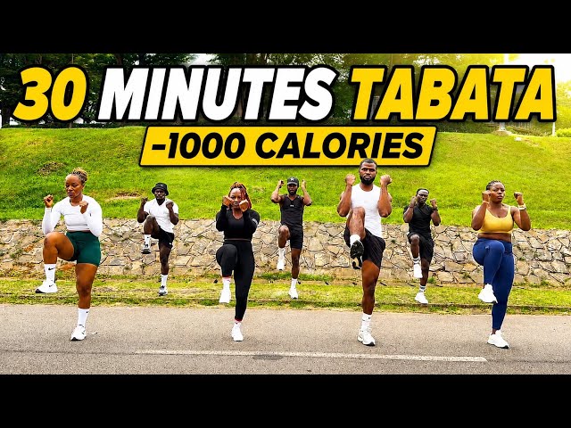 30 minutes Tabata : 1000 calories off. 