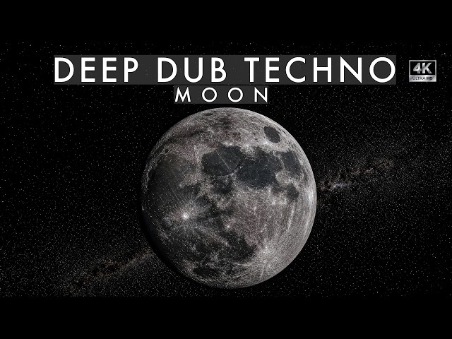 Deep Dub Techno Mix 2026 | Moon | Lunar Surface After Dark | Cinematic 4K Visuals