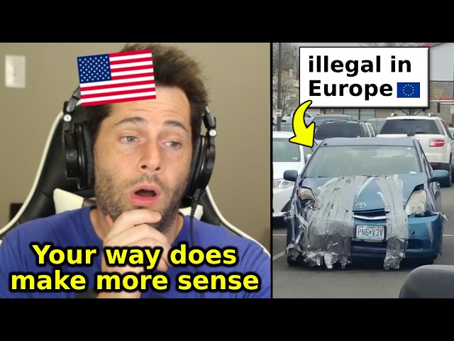 American Reacts to How Driving in Europe is VERY DIFFERENT