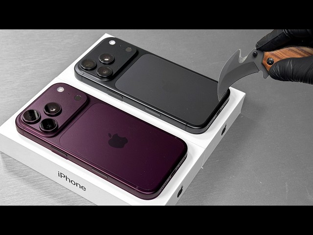 iPhone 18 Pro Burgundy vs iPhone 18 Pro Black Unboxing and Review! - Aesthetic ASMR