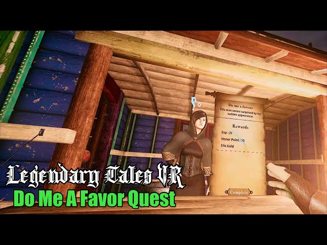 Do Me a Favor Quest in Legendary Tales on PSVR2