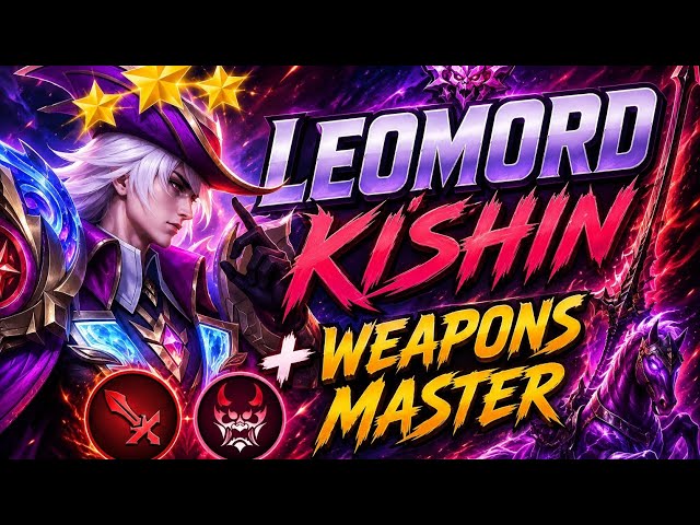 LEOMORD THREE STARS 🤩 ( COMMANDER DIGGER) MAGIC CHESS GO GO#magicchess #bora #mcggidcreator #mlbbcre