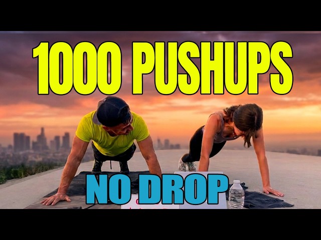 1000 PUSHUPS LIVE 🔴 | Endurance Pushup Training Session