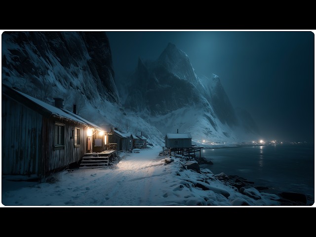 The Deepest Sleep I've Had in Weeks: Spatial Blizzard Sounds at Nordic Fjord & Binaural Windy ASMR