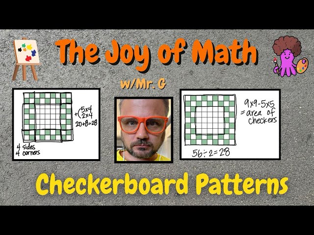 The Joy of Math - Checkerboard Patterns (Algebra 1 Unit 1 - Lesson 1)
