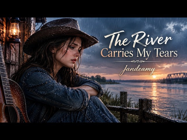 The River Carries My Tears 💔🌧️ | Jandeamy | Country Heartbreak Ballad (Lyric Video)