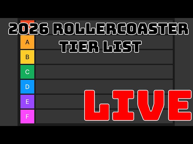 Rating My 2026 Roller Coasters! LIVE!
