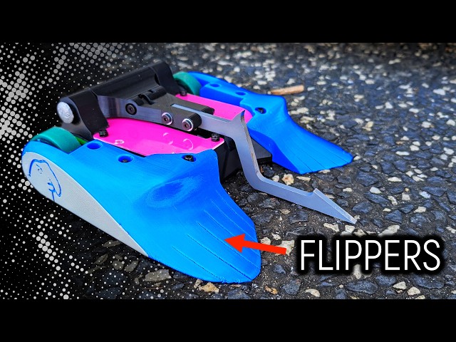 I made a Fighting Robot with Flexible Flippers!