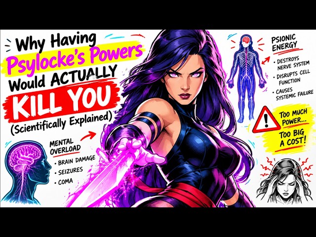 Why Having Psylocke’s Powers Would ACTUALLY Kill You (Scientifically    Explained)