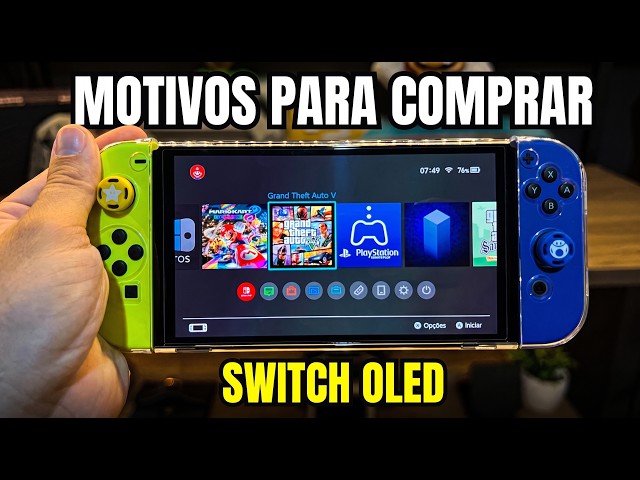 10 MOTIVOS Que Fazem o Switch OLED DESBLOQUEADO Valer a Pena a Compra!