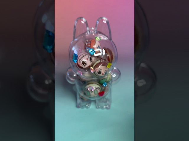 Stunning Labubu gummy diamond stickers monster packing 👾#satisfyingvideo