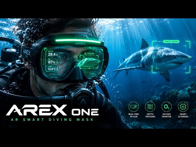This Smart AR Scuba Mask Identifies Fish in REAL-TIME! (AREX ONE Hands-On)