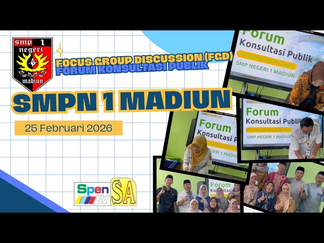 Focus Group Discussion (FGD) | Face-to-face Public Consultation Forum | SMPN 1 Madiun