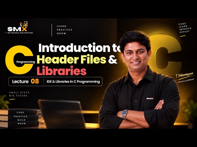 IDE & Libraries in C Programming | Introduction to IDE, Header Files & Libraries | SkillMapX