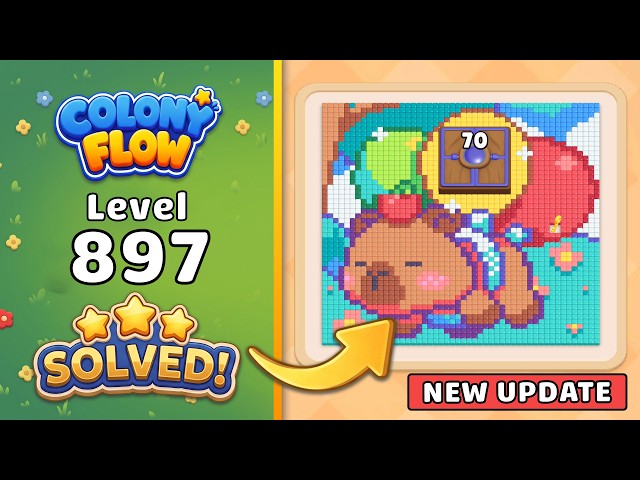 Colony Flow! Level 897 Walkthrough 🐜 | ABI GAMES Solution & Gameplay 🧩 (New Update)