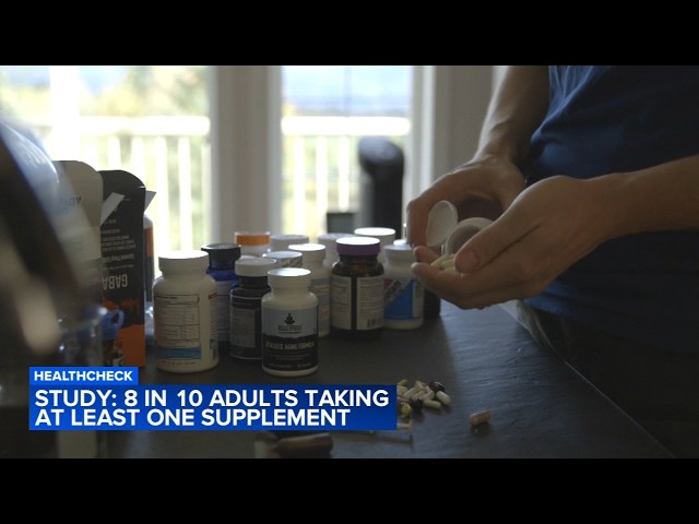 Study: 8 in 10 adults take at least one supplement