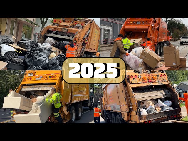 1 Hour of Garbage Trucks on Long Island! MASSIVE 2025 Compilation (PART 1) 