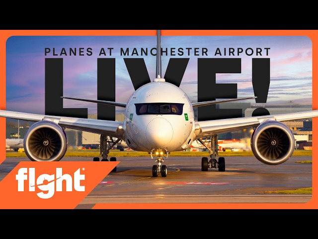 BRAND NEW Riyadh Air 787, A380 Close-up & Morning Rush! 🧡 Manchester Airport LIVE