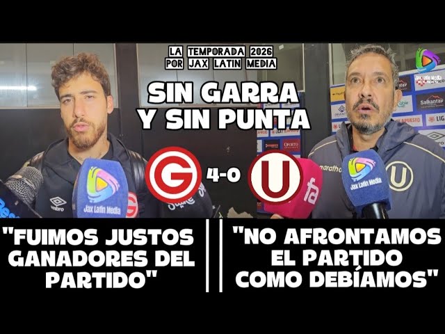 UNIVERSITARIO DE DEPORTES: DECLARACIONES DE LOS FUTBOLISTAS TRAS GOLEADA ANTE GARCILASO