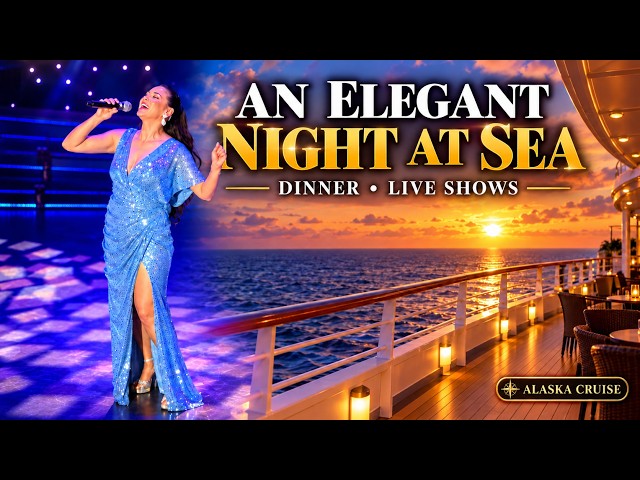 Our First Night in the MSC Yacht Club! Elegant Dinner & Live Show | Alaska Cruise