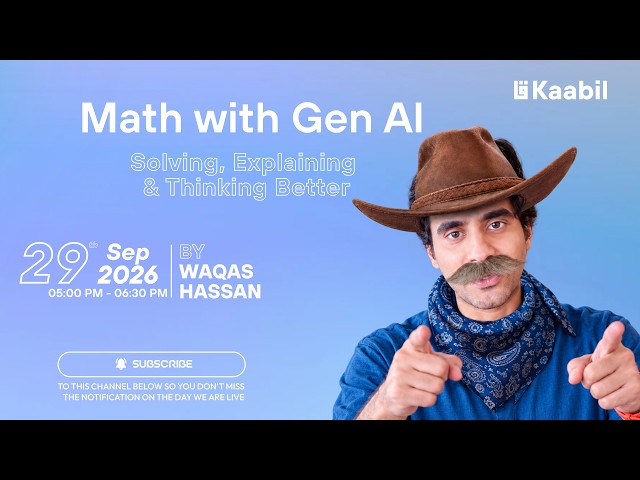 Class 5 - Math with Gen AI: Solving, Explaining, & Thinking Better