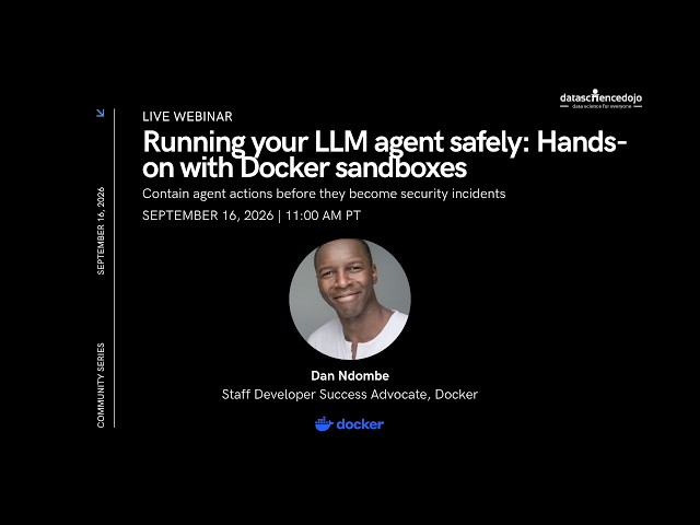 Running your LLM agent safely: Hands-on with Docker sandboxes