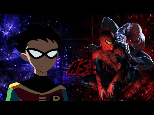 || ASM || Teen Titans react to Robin as Spider-Man || Gacha React ||
