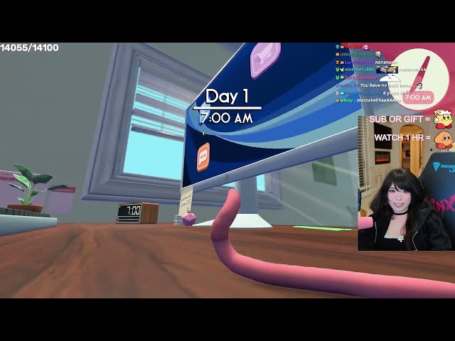 Emiru Plays Worming from Home
