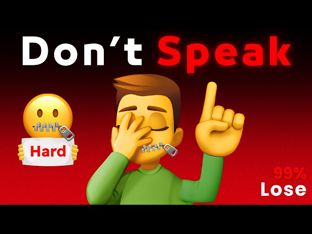 Don't Speak Challenge! 🤐 (IMPOSSIBLE)