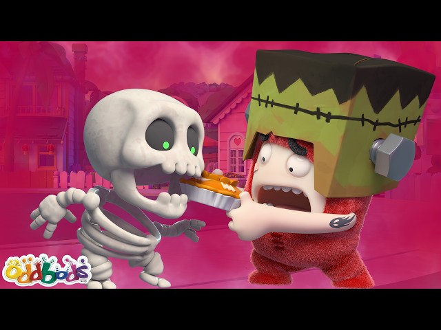 ODDBODS LIVE! 🔴 Halloween Cartoon Compilation | Trick or Treat, Ghosts, Zombies & MORE Cartoons 🧟