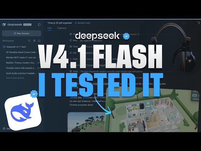 DeepSeek V4.1 Flash Tested — Open-Source AI Model Put to the Test
