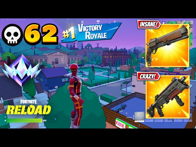 62 Elimination Solo "RANKED RELOAD" Wins Gameplay Chapter 7 (PS5 Controller)