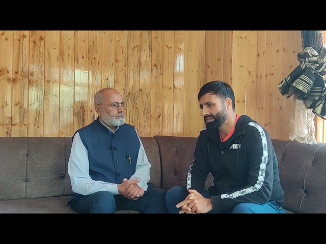 Exclusive interview with PERVAIZ RASOOL  international cricketer  at his residance  Kashmir