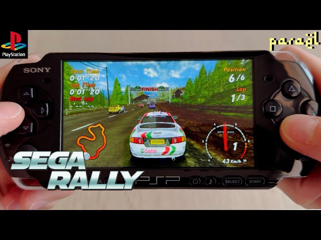 SEGA RALLY | PSP | Gameplay | HDR