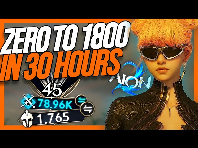 HOW I GOT TO 1800 GEARSCORE IN 30 HOURS | FULL PROGRESSION GUIDE | AION2